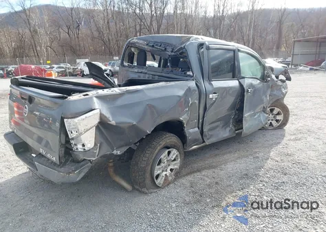 2018 Nissan Titan Sv from USA, damaged, VIN 1N6AA1EJ1JN537244